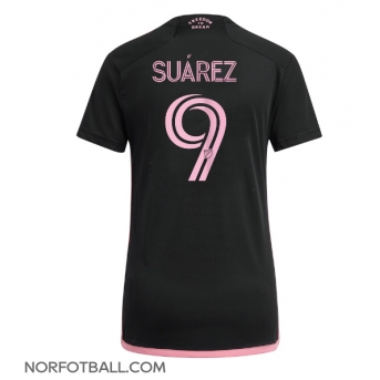 Billige Fotballdrakt Inter Miami Luis Suarez #9 Replika Bortedrakt Dame 2024-25 Kortermet